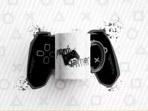 vectores plantilas PAPá,VIDEOJUEGO,GAMER,